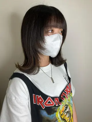 ミディアム 🫧ウルフカット/ 畑中結衣🫧のヘアスタイル