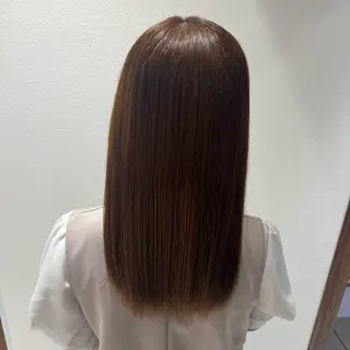 ロング パーマ ブリーチなし 暖色カラー/井上あいのヘアスタイル