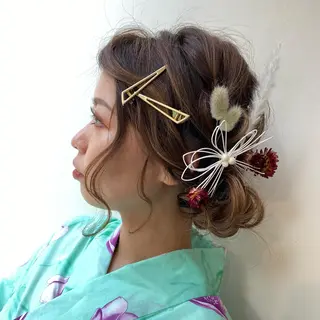 セミロング 竹野 実優のヘアスタイル