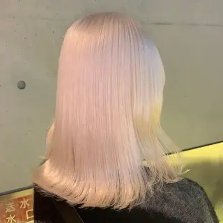 ロング カラー れい🫧 ハイトーン特化のヘアスタイル