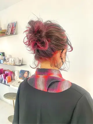 ヘアアレンジ 安永 涼のヘアスタイル