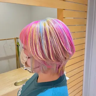 ショート カラー ✨髪質改善🎨 杉本賢人のヘアスタイル