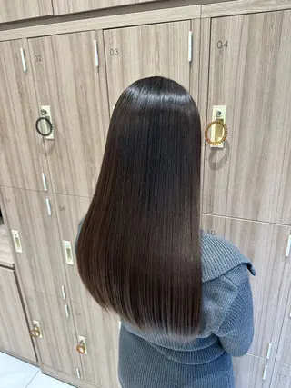 セミロング パーマ 🌷縮毛矯正🌷 中村百花のヘアスタイル