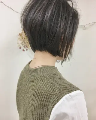 ショート タナカ タクヤのヘアスタイル