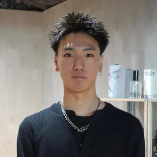 ショート カラー メンズ スパイキーショート/ 短髪/渋谷/kiyoのヘアスタイル