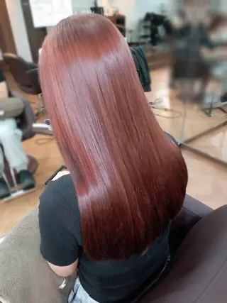 ロング カラー 久村 奈菜のヘアスタイル