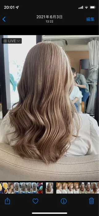 ロング カラー 透明感カラー✨艶髪 制作🌱山根あゆみのヘアスタイル