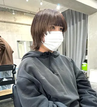 ショート カラー パーマ ヘアアレンジ メンズ ササキカズマ〻透明感 〻色落ち〻赤み消しのヘアスタイル