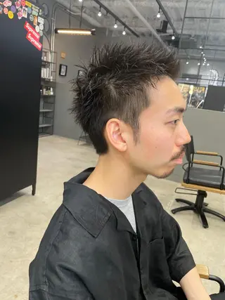 ショート メンズ メンズ専門サロン wokeのヘアスタイル