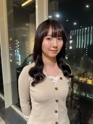 パーマ ブリーチ/透明感 カラー🖤🪽みさきのヘアスタイル