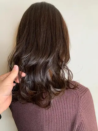 セミロング ブリーチ/ケア カラー/KOICHIのヘアスタイル