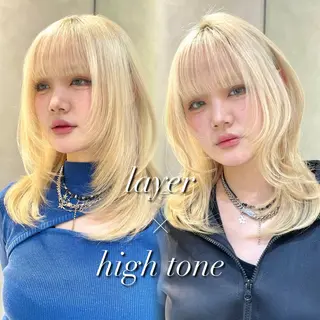 ミディアム 韓国/ハッシュカット /レイヤー🧸‎千純のヘアスタイル