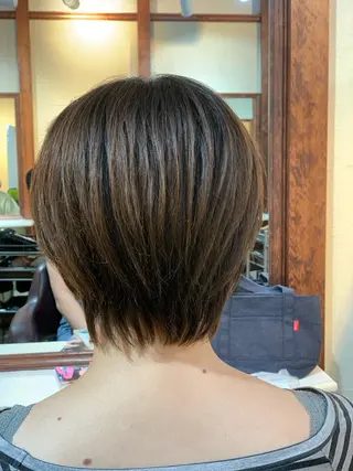 ショート カラー ✂︎中山竜哉✂︎ 川崎スタイリストのヘアスタイル