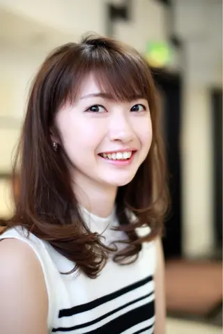 セミロング ディレクター Masakiのヘアスタイル