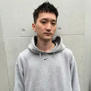 ショート メンズ 🌈圧倒的デザイン パーマ　関和希のヘアスタイル