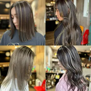 セミロング yoshihara yuukiのヘアスタイル