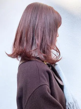 ミディアム カラー 髪質改善/艶髪 やまなかのヘアスタイル