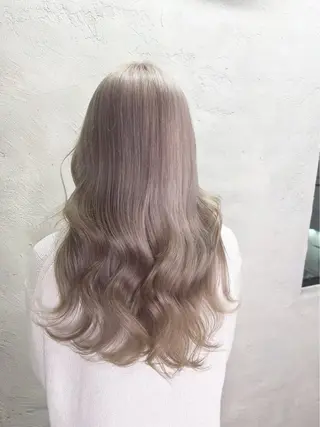 セミロング カラー ヘアアレンジ 🍯傷ませないカラー 髪質改善🍯彪雅のヘアスタイル