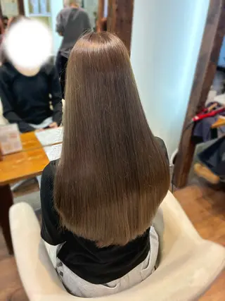 ロング カラー 梅原 姫🍬🐰のヘアスタイル