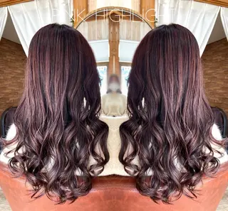 ロング カラー 山崎 翼のヘアスタイル