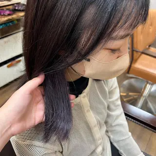 ミディアム カラー 平井/レイヤーカット /ハッシュカット🩰のヘアスタイル