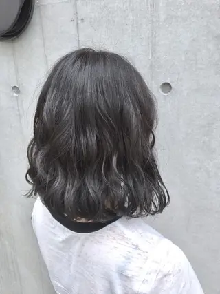 ミディアム カラー ✨髪質改善縮毛矯正✨ 宇田川修平のヘアスタイル