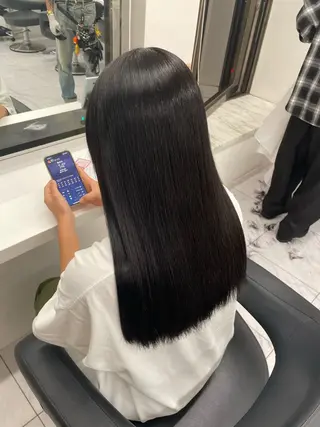 ロング カラー ヘアアレンジ 💗横浜美容室 💗HARUNAのヘアスタイル