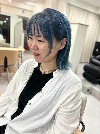 ミディアム 大阪ヴィーガンサロン KANAKOのヘアスタイル