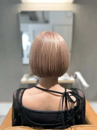 ショート MIO/天王寺/ 髪質改善/艶カラーのヘアスタイル