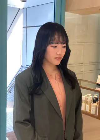 ロング カラー ヘアアレンジ 久野紗愛 【髪質改善　艶髪】のヘアスタイル