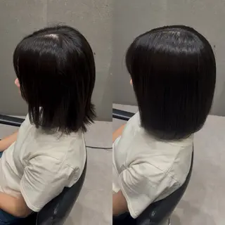 ミディアム 髪質改善ヘアケア 艶髪特化/上田のヘアスタイル