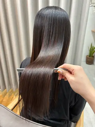 ロング パーマ 🤍美髪縮毛/髪質 改善/池上夏凜🤍のヘアスタイル