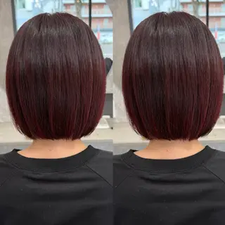 ショート カラー 🌺ハイトーン🌺 矢葺 なぎさ🌺🌺のヘアスタイル