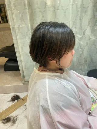 ショート 郁弥モテショート💕 髪質改善ストレートのヘアスタイル