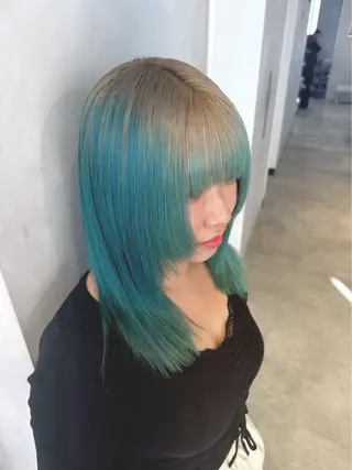 セミロング カラー 透明感カラー✨艶髪 制作🌱山根あゆみのヘアスタイル