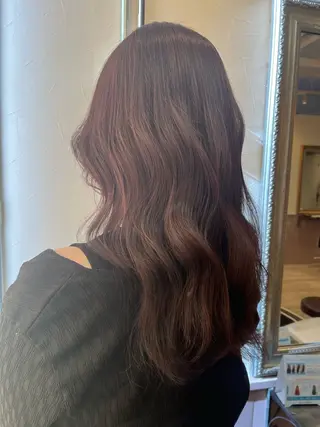 ミディアム カラー マンツーマン施術🫧 なつのヘアスタイル