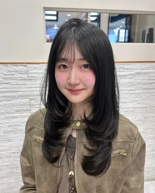 ロング カラー 🍊小川実里🍊 /カラーレイヤーのヘアスタイル