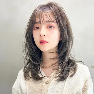 ミディアム カラー パーマ ヘアアレンジ メンズ キッズ 丁寧なカウンセリング 🌿Chiemi🌿のヘアスタイル