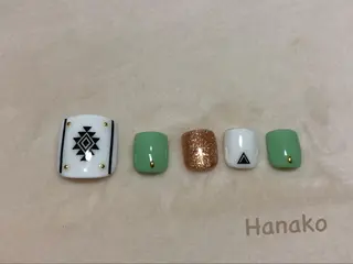 ネイル お絵描きネイル Hanakoのネイルデザイン