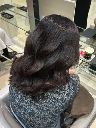 ミディアム カラー ︎︎☁🧺チヒロ モデル募集🧺︎︎☁のヘアスタイル