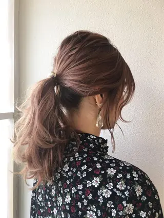 セミロング カラー 【1日2名様限定】 AFLOAT白川雄副のヘアスタイル