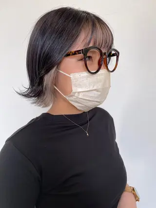 ショート カラー 【AMANEQ】 yuka🦋のヘアスタイル