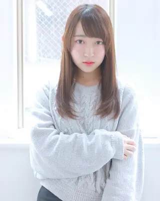 ロング カラー 柳澤 興輝のヘアスタイル