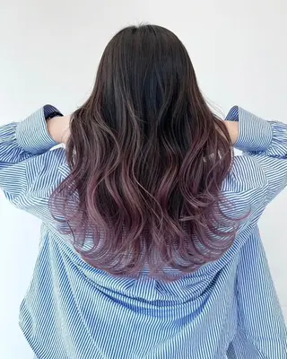 ロング 🫧艶髪矯正🫧/ ハイトーン✨/矢澤のヘアスタイル