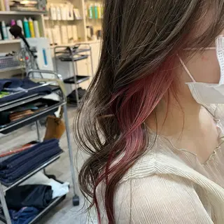 ロング カラー カラー職人 なかもと たつひろのヘアスタイル