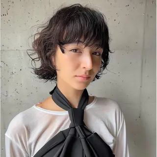 パーマ ブリーチなし透明感 カラー✨横山 佳希のヘアスタイル