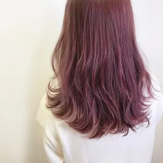 セミロング カラー 中田 姫歌のヘアスタイル