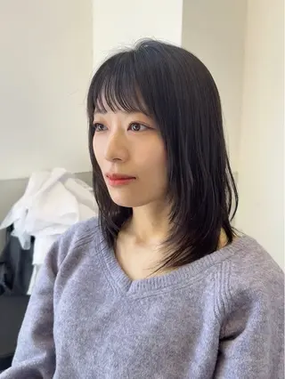ミディアム 韓国ヘア🇰🇷 スズキのヘアスタイル