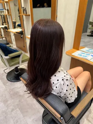 ロング カラー カットモデル𓍲横堤 🫧秋積日向のヘアスタイル