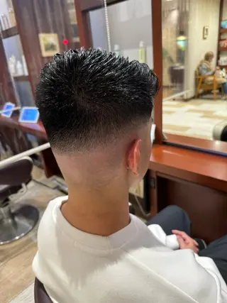 ショート メンズ HAIR＆MAKE EARTH 大井町店所属・髪質改善ストレート ツイスパ後藤瑠輝のヘアスタイル